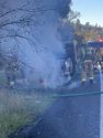 Truck engine fire on Tuolumne Road in Sonora