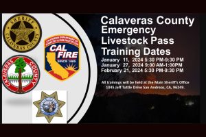 CCSO livestock pass training dates