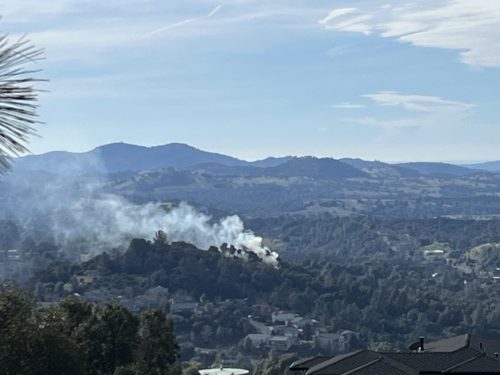 Residential Fire in Sonora - Photo by Karen Jensen
