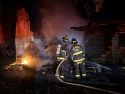 House fire in Pioneer area of Amador County -- ACFPD photo