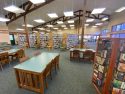 Book stacks in the Tuolumne County Main Library in Sonora