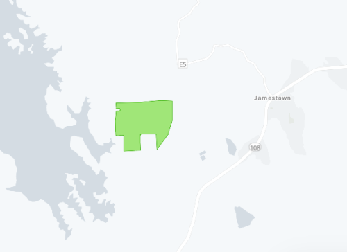 Early morning Jamestown Power Outage