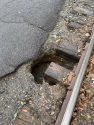 Sinkhole on Hospital Road in Sonora