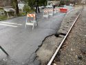 Recent sinkhole located on Hospital Road in Sonora
