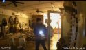 Suspect inside the store during the burglary -- ACSO photo