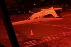 Airplane crash at the Pine Mountain Lake Airport near Groveland