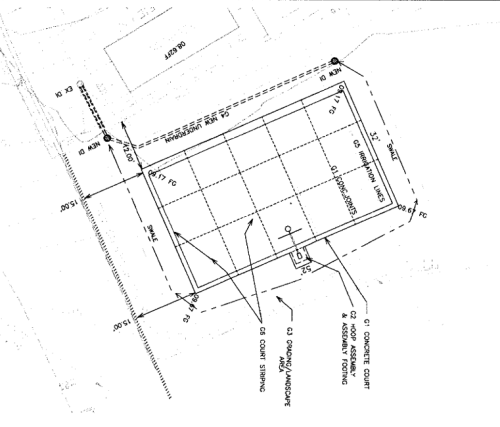 Original court design