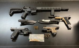 Weapons seized by CCSO