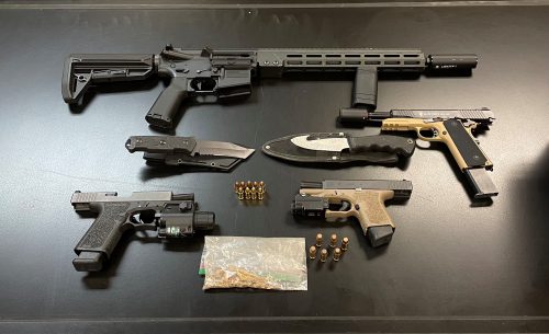 Weapons seized by CCSO