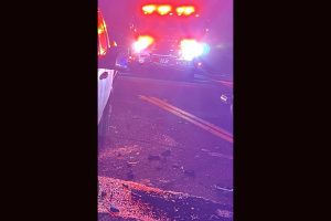 Collision on Highway 12 and Lime Creek Road in Valley Springs -- CCF photo
