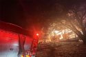 House fire on Merrell Road in the Groveland area of Tuolumne County --TCFD photo