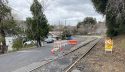 Repaired Sinkhole by Train Tracks
