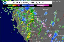 NOAA Weather Map - 2/19/24