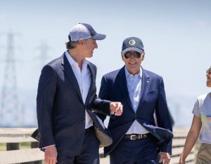 CA Governor Gavin Newsom and President Joe Biden