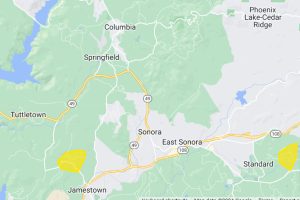 PGE outage in Jamestown and Standard areas of Tuolumne County