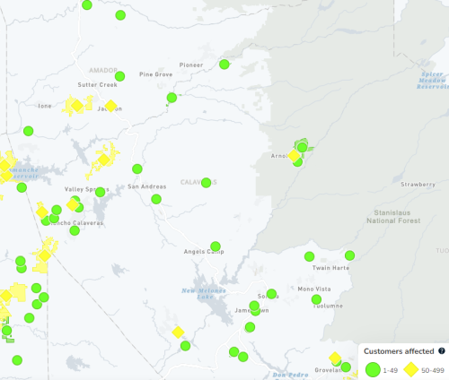 Monday Lingering Power Outages
