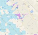 AT&T Landline changes would initially take effect in blue areas and later in violet