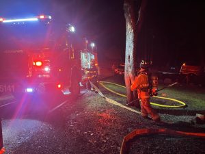 Fatal Fire in Amador County -- ACFD photo
