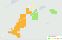Monday PG&E Power Outages