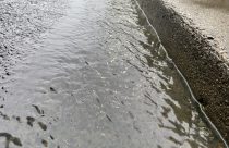 Rain in downtown Sonora