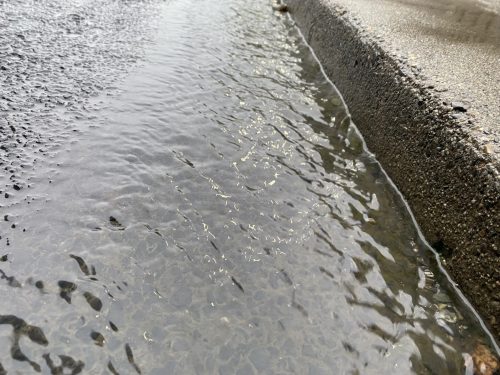 Rain in downtown Sonora