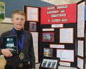 Morgan Nelson from Albert Michelson Elementary won first place in the Physical Science and Engineering category