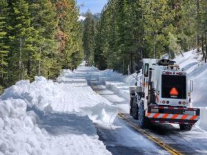 Highway 108 Sonora Pass Plowing