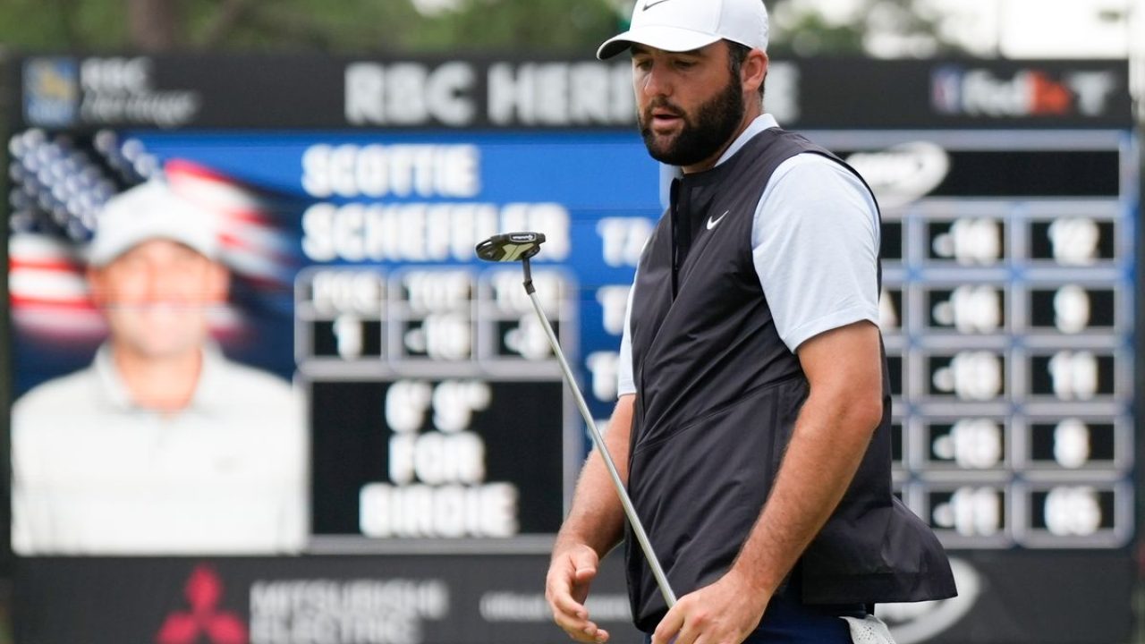 Scottie Scheffler builds 5-shot lead at Hilton Head. Rain forces a Monday finish - myMotherLode.com