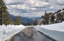 Caltrans plow crews snow removal along Highway 4 Ebbetts Pass in Alpine County