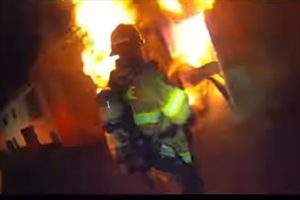 Garage Fire in Jamestown