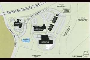 Justice Center Drive map