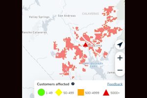 Power Outages in Calaveras County