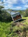 RV that went down an embankment near Lake Don Pedro in Tuolumne County
