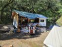 Cabin Destroyed By Excavator
