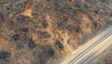 Road work being done to cleanup embankment on Highway 120 east of Groveland in Tuolumne County