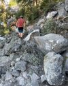 Rockslide on the John Muir Trail