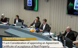 Tuolumne County Board of Supervisors discuss approving purchasing Columbia property