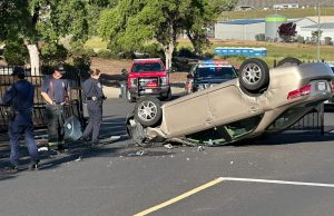 Wallace Rollover Crash - Calaveras Consolidated Fire Image