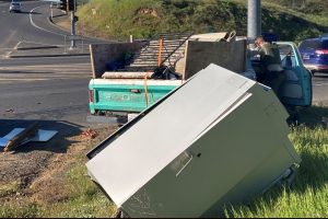 Collision at the Mono Way and Highway 108 intersection in Sonora