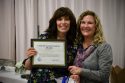 Career Achievement Winner, Rachel Sooter and TCBOE Trustee Juliana Feriani