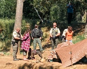 Increased Law Enforcement Presence At Jamestown Encampment