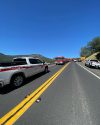 New Priest Grade-Highway 120 crash in Moccasin are of Tuolumne County. -- TCFD photo