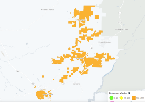 Calaveras Power Outages