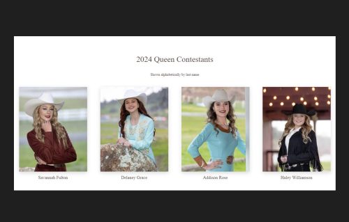 2024 Mother Lode Roundup Queen Candidates