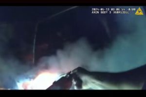 TCSO deputies find fire and use an extinguisher on it in Woods Creek in Jamestown