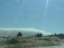 Aero Fire visible from Mono Way in Sonora