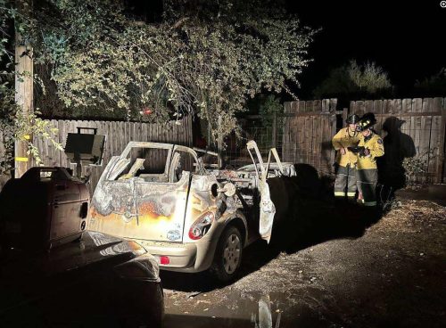 Suspicious Car Fire In Rancho Calaveras