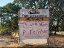 Copperopolis community members thank firefighters for their work on the Aero Fire
