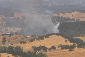 Hills Fire in Valley Springs area of Calaveras County -- PG&E camera
