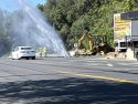 Water flowing in downtown Sonora